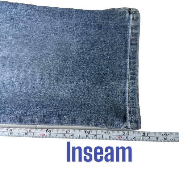 Eddie Bauer 21” Novelty 5 pocket Capri jeans women’s 8 - Picture 9 of 10